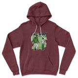 Call Of Daddy Hoodie in Heather Maroon color