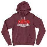 Imafraid Jumitbeeinnagang Hoodie in Heather Maroon color