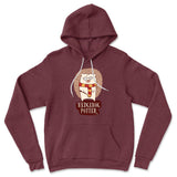 Hedge Hog Potter Hoodie in Heather Maroon color