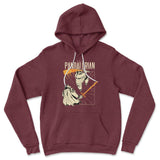 The Pandalorian Hoodie in Heather Maroon color