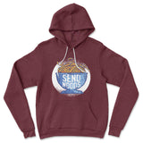 Send Noods Hoodie in Heather Maroon color