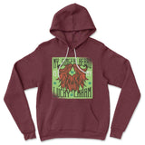 My Ginger Beard Is My Lucky Charm Hoodie in Heather Maroon color