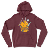 Baby Gouda Hoodie in Heather Maroon color