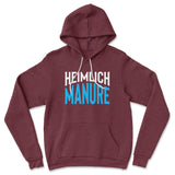 Heimlich Manure Hoodie in Heather Maroon color