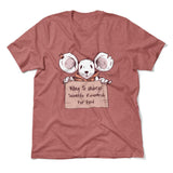Willing To Undergo Scientific Research For Food Men/Unisex T-Shirt in Heather Mauve color
