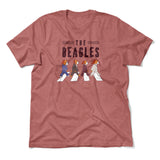 The Beagles Men/Unisex T-Shirt in Heather Mauve color