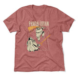 The Pandalorian Men/Unisex T-Shirt in Heather Mauve color