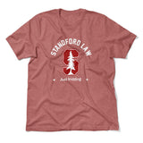 Stanford Law, Just Kidding Men/Unisex T-Shirt in Heather Mauve color