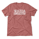 Wazda Deelwifkramer Men/Unisex T-Shirt in Heather Mauve color