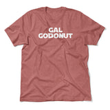 Gal Godonut Men/Unisex T-Shirt in Heather Mauve color