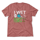 I Wet My Plants Men/Unisex T-Shirt in Heather Mauve color