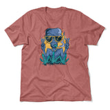 Alien Joint Men/Unisex T-Shirt in Heather Mauve color