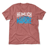 Heimlich Manure Men/Unisex T-Shirt in Heather Mauve color