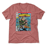 Comic Cover - Hamsters Men/Unisex T-Shirt in Heather Mauve color