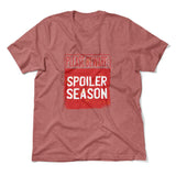 Spoiler Alert Men/Unisex T-Shirt in Heather Mauve color