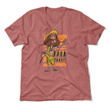 Indian Guru - Baba Marley Men/Unisex T-Shirt in Heather Mauve color