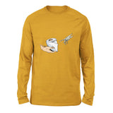 Creation Of Adam - Toilet Paper Men/Unisex Drop Shoulder Sweatshirt in Heather Mustard color