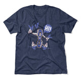 Quadcopter Robot Men/Unisex T-Shirt in Heather Navy color