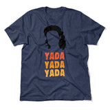 Yada-yada-yada Men/Unisex T-Shirt in Heather Navy color
