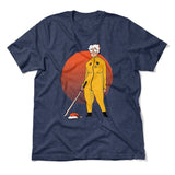 Kill Bill Mrs.santa Men/Unisex T-Shirt in Heather Navy color