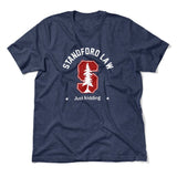 Stanford Law, Just Kidding Men/Unisex T-Shirt in Heather Navy color