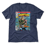 Comic Cover - Hamsters Men/Unisex T-Shirt in Heather Navy color