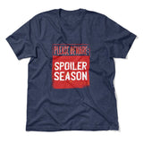 Spoiler Alert Men/Unisex T-Shirt in Heather Navy color