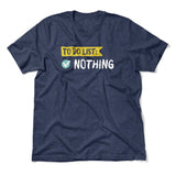 To Do List, Nothing Men/Unisex T-Shirt in Heather Navy color