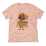 Indian Guru - Baba Marley Men/Unisex T-Shirt in Heather Peach color