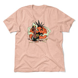 Baked Pumpkin Men/Unisex T-Shirt in Heather Peach color