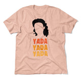 Yada-yada-yada Men/Unisex T-Shirt in Heather Peach color
