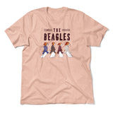 The Beagles Men/Unisex T-Shirt in Heather Peach color