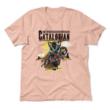 The Catalorian Men/Unisex T-Shirt in Heather Peach color