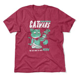 Cat Wars - May The Force Be With Meow Men/Unisex T-Shirt in Heather Raspberry color