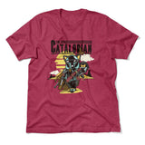 The Catalorian Men/Unisex T-Shirt in Heather Raspberry color