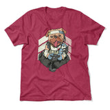 Lifeline Pug Apex Gamer Men/Unisex T-Shirt in Heather Raspberry color