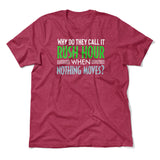 Why Do They Call It Rush Hour? Men/Unisex T-Shirt in Heather Raspberry color