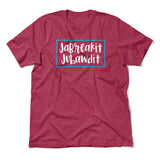 Jabreakit Jabawdit Men/Unisex T-Shirt in Heather Raspberry color