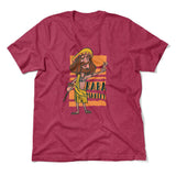 Indian Guru - Baba Marley Men/Unisex T-Shirt in Heather Raspberry color
