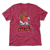 Roast Malone Men/Unisex T-Shirt in Heather Raspberry color