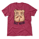 Toast Malone Men/Unisex T-Shirt in Heather Raspberry color