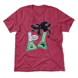 I Think You're Overreacting Men/Unisex T-Shirt in Heather Raspberry color