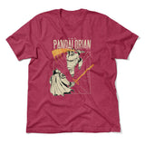 The Pandalorian Men/Unisex T-Shirt in Heather Raspberry color
