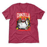 Chinzilla Monster Men/Unisex T-Shirt in Heather Raspberry color