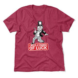 Change Luck Monopoly Parody Men/Unisex T-Shirt in Heather Raspberry color