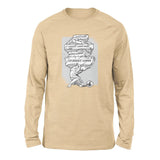Debt Atlas Men/Unisex Drop Shoulder Sweatshirt in Heather Sand Dune color