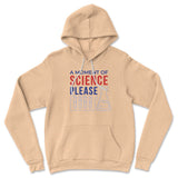 A Moment Of Science Please Hoodie in Heather Sand Dune color