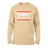 Simmy Kantstandyourbitz Men/Unisex Drop Shoulder Sweatshirt in Heather Sand Dune color