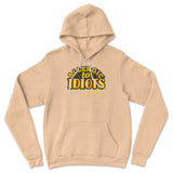 Allergic To Idiots Hoodie in Heather Sand Dune color