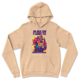 Invasion Of The Robots Hoodie in Heather Sand Dune color